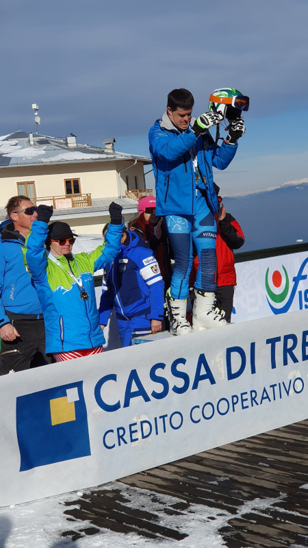 podio Campionati italiani di sci 2023